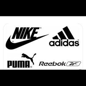 NWT Nike, Adidas, Puma, Fila etc.